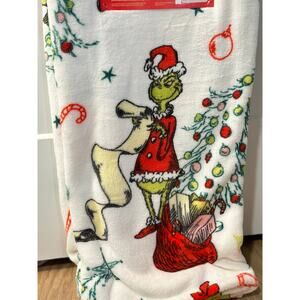 Grinch Christmas Blanket- New with tags!